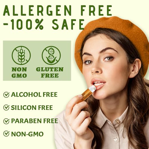 84 Pack of Lip Balm, 12 Flavored Lip Balms Natural Organic Vitamin E Lip Balms Pack for Dry Cracked Lips, Moisturising Lip Balm Bulk Gifts Stocking Stuffers Party Favors(4.2g/0.15oz)