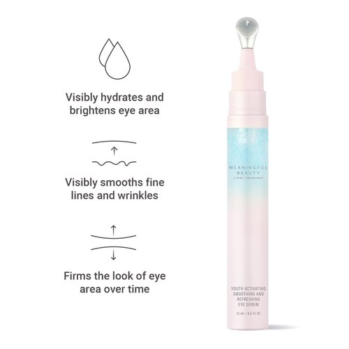 Meaningful Beauty Youth Activating Smoothing and Refreshing Eye Serum, 0.5 Fl Oz
