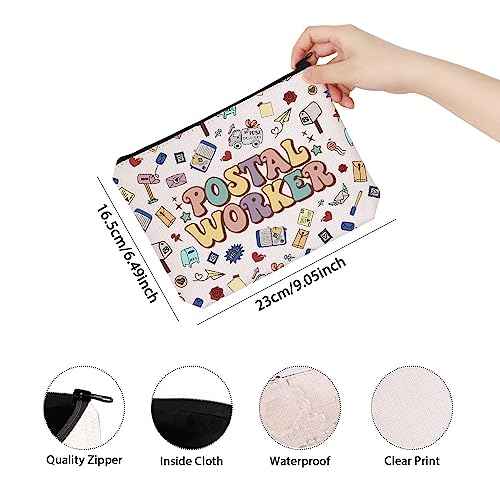 Mail Carrier Zipper Pouch Bag Themed Postal Worker Makeup Bag Essential Worker Gift (POSTAL WORKER)