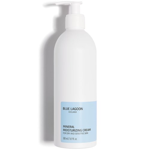 Blue Lagoon Skincare Mineral Moisturizing Cream – Psoriasis Cream & Psoriasis Treatment for Skin – Hydrates Dry Skin, Lightweight, Fragrance-Free, 500ML