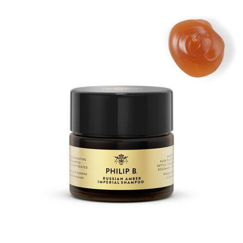 PHILIP B Russian Amber Imperial Shampoo, 3 fl. oz. (88 ml) - Color-Protective Cleanser Restores Frizzy Over-Processed Hair for Weightless Hydration