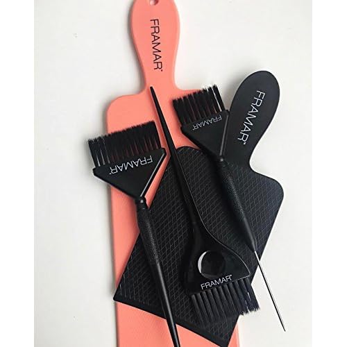 FRAMAR Balayage Board and Paddle Set - Long and Short Foil Board For Highlights, Highlighting Board, Balayage Hair Dye Kit, Hair Salon Supplies, For Enhanced Precision - 2 Pack