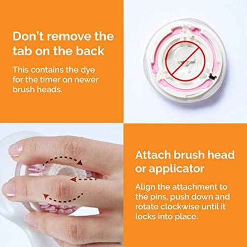 Clarisonic Deep Pore Facial Cleansing Brush Head Replacement for Mia 1, Mia 2, Mia Fit, Alpha Fit, Smart Profile Uplift and Alpha Fit X, 4 Count