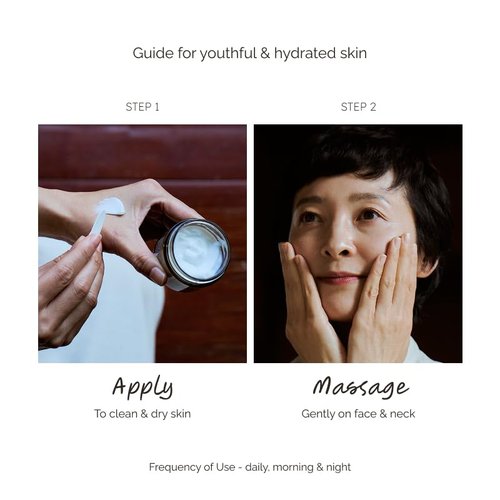 ILEM JAPAN Moisturizing Cream, Glowing Skin,Non-Sticky, Fast Absorbing, Daily Moisturizer for Dry, Rough Skin, For Men & Women