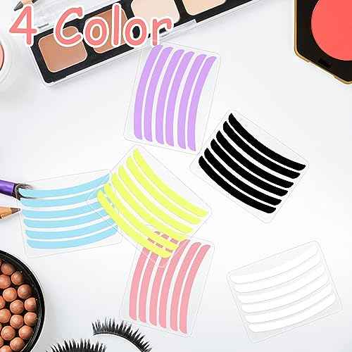 36 Pcs Lash Lift Ribbon Kit, Silicone Tool Pads, Reusable Perm Eyelash Lifting Compensator Soft Pads Rods, Eyelash Tapes Makeup Beauty Tool (6 Colors)