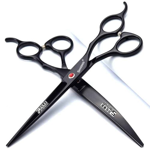 SHARONDS 7 Inch Stainless Steel Professional Barber Scissors Hair Thinning Scissors Hairdresser or Home Hairdresser Variant/Hybrid Scissors (7 inch-4pc)