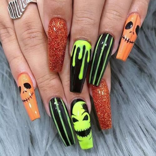 Halloween Nail Stamping Plate, Nightmare Before Christmas Theme, Stamping Kit with Ghosts and Holiday Designs Halloween Holiday Nail Stamping Plate Nail Stamper for Women Girls DIY Salon