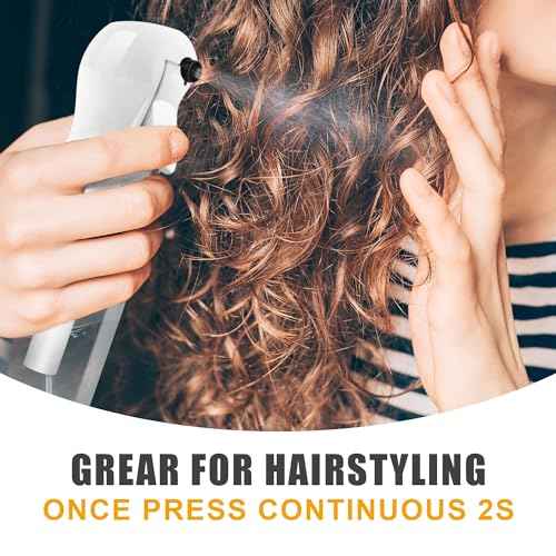 2Pcs Continuous Spray Bottle For Hair,Ultra Fine Refillable Water Mister for Hair Styling, Plants, Cleaning, Salon, Misting & Skin Care£¨200ml/6.8oz Clear£© (200ML 2PACK)