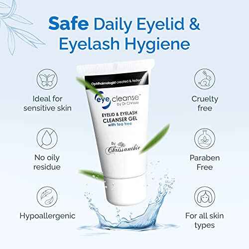 All-in-One Lash Extension and Eyelid Cleanser Gel, Makeup Remover with Tea Tree Oil, Eyelash Care Must-Have, 30 ml - EyeCleanse