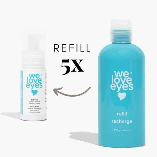 We Love Eyes - Tea Tree Eyelid Foaming Cleanser 250mL Refill Size