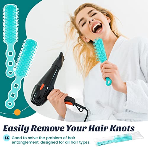 72 Pcs Hair Brushes in Bulk for Homeless, Hair Brush Bulk Nylon Bristles Brush Vent Hair Brush for Curly Wavy Hair Blow Drying Separating Styling Detangling Suitable for Travel Shelter Hotel