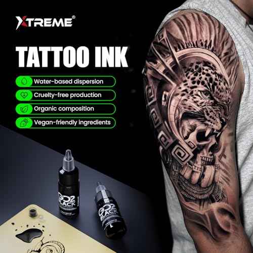 Wormhole Tattoo Gun Kit Xtreme Tattoo Kit Black Tattoo Ink Wireless Tattoo Machine Kit 1,800 mAh Battery Tattoo Power Supply 20 Tattoo Cartridge Needles Multi-function Smart Tattoo Pen