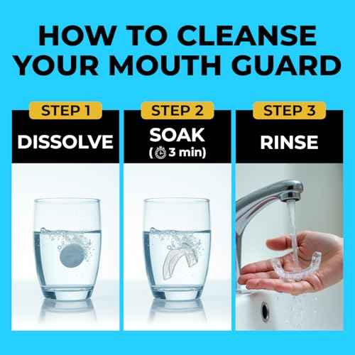 Mouth Guard for Grinding Teeth at Night | Dental Night Guard for Clenching & Better Sleep | 4 Moldable Mouthguards with 12 Cleansing Tablets