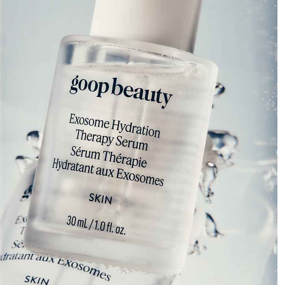 goop Beauty Exosome Hydration Therapy Serum | Hydrating Serum for Plump, Radiant, & Smooth Skin | Cica Leaf Exosomes, Red Sea Moss, & Polyglutamic Acid | 1.0 fl oz