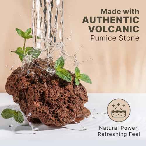 Pumice Stone for Feet - Natural Lava Stone Foot Exfoliator, Callus Remove for Feet, Hands & Dead Skin, Foot Scrubber for Pedicure & Cracked Heels, Strong & Durable Design for Smooth & Soft Feets