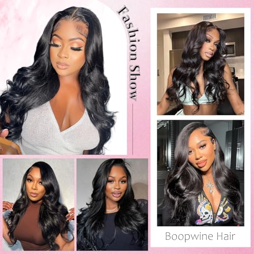 Body Wave Bundles Human Hair 22 24 26 Inch Human Hair 3 Bundles 100% Unprocessed Brazilian Raw Weave Bundle Human Hair Extensions for Black Women Natural Color