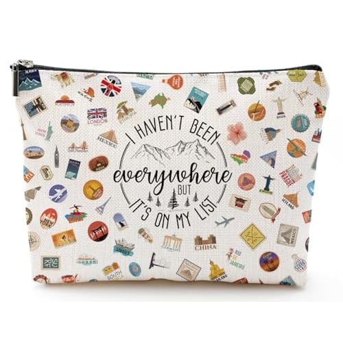 Travel Bag Traveler Gift Travel Cosmetic Bag Travel Accessories Toiletry Bag For Women World Travel Gift