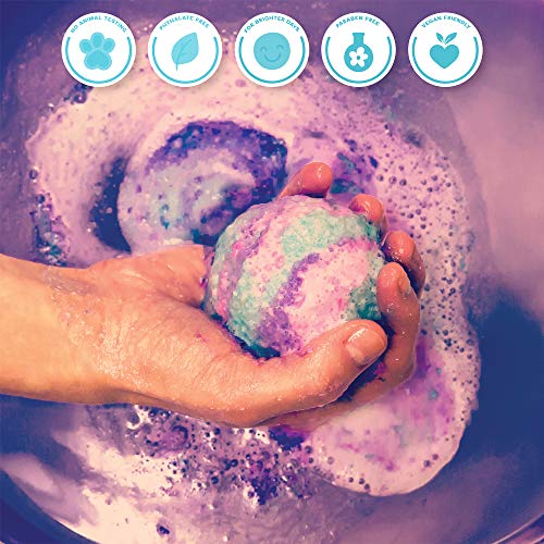Just My Style You*niverse Galactic Bath Bombs, at-Home STEAM Kits for Kids Age 6 and Up, Bath Time Fun, DIY Bath Bombs