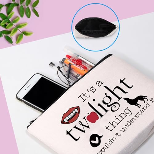 GJTIM TV Show Inspired Gift It¡¯s A Thing You Wouldn¡¯t Understand It Zipper Pouch Makeup Bag for Vampire Fans (T thing bag)