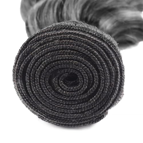 Grey Human Hair Bundles 30 32 34 Inch Body Wave Bundles Human Hair Unprocessed Native Virgin Hair 100/PC 3 Extensions P1B/Grey Color Highlight Dyeing Wet and Wavy Human Hair Extensions for Women