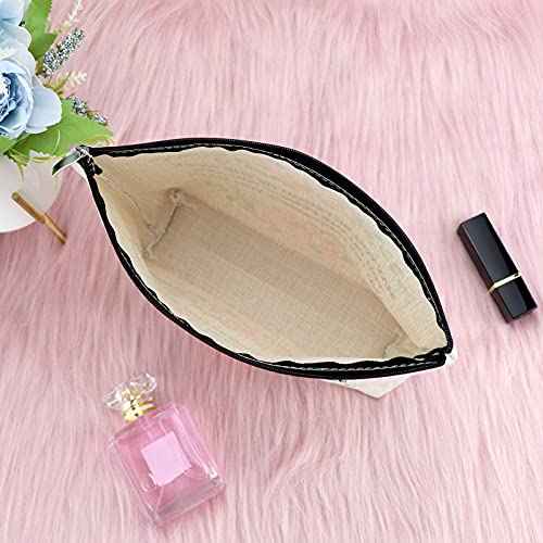 Sfodiary Thank You Gift Makeup Bag for Team Leader Coworker Inspirational Appreciation Gift for Employee Boss Teacher Cosmetic Bag Going Away Retirement Gift for Friends Social Worker Travel Pouch