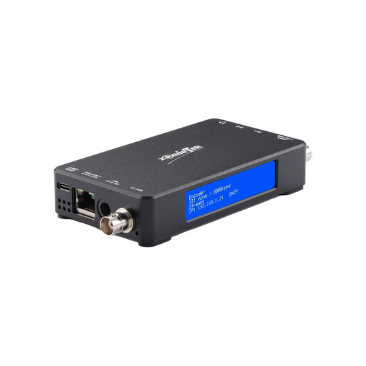 3G SDI Native NDI|HX3 Video Streaming Encoder Decoder, ZowieBox, UVC to SDI Converter, SDI Video Capture Extender with Loopout, SRT/RTMP(S)/RTSP to NDI, Standalone H.265/H.264 Live Stream with PoE