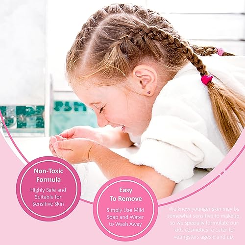 12pc Pucker Pop Novelty Lip Gloss Set - Girls Cosmetics Mini Popsicle Lip Gloss Collection, Lip Gloss for Kids, Safe, Non Toxic Kids Makeup Set