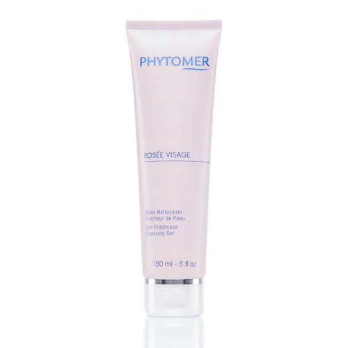 PHYTOMER Rosée Visage Face Cleansing Gel | Daily Facial Cleanser & Makeup Remover | With Rose Water | 95% Natural Ingredients | Sustainable & Eco-Friendly Skin Care | 250ml