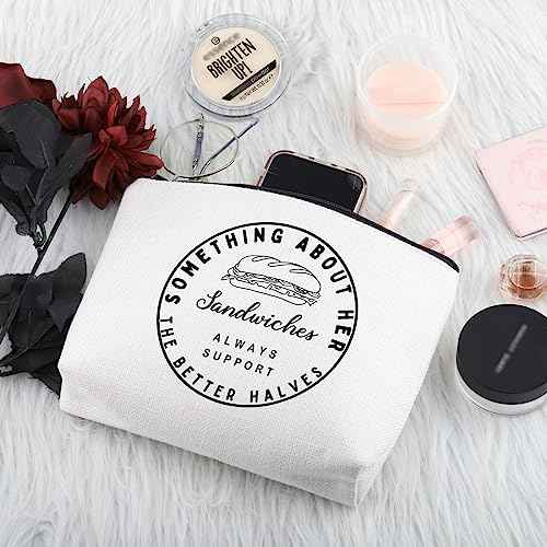 PWHAOO TV Show Inspired Gift Team Makeup Bag Team Cosmetic Bag TV Show Merch