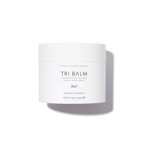 FORMULAE PRESCOTT | Tri-Balm 3 in 1 Facial Balm 70g Jar | Facial Cleanser, Facial Exfoliant, & Facial Moisturizer Jar| All Natural Skin Care (2.46 Oz)