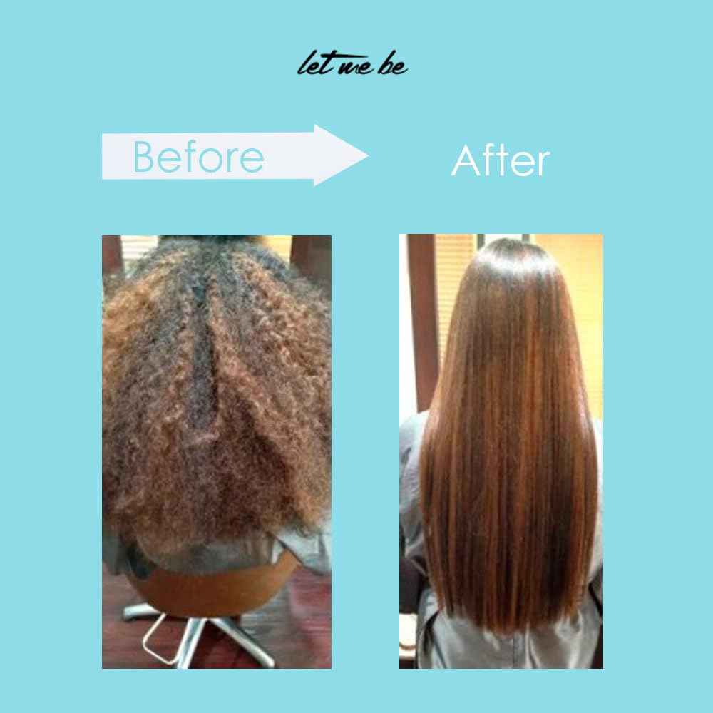 Let Me Be Smoothing Protein 500ml and Biorestore Mask 250g – One Step Hair Straightening & Repair Kit – Brazilian Keratin System for Frizz Control, Shine, and Deep Hair Hydration