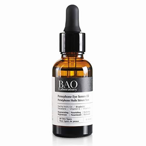 BAO Laboratory Persephone Eye Serum Oil | Sacha Inchi Oil, Bisabolol and Vitamin C & E | Eye Serum for Wrinkles, Finelines and Dark Circle (30 ML)