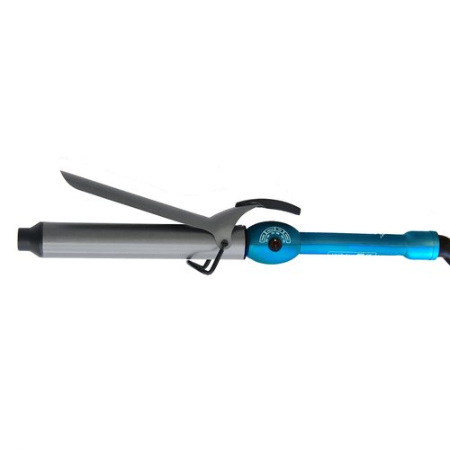 Mr Big Junior Hair Curling Iron - The Longest XL Styling Curling Irons for Long Hair (Aqua, 8" Barrel,1.25" Diameter)
