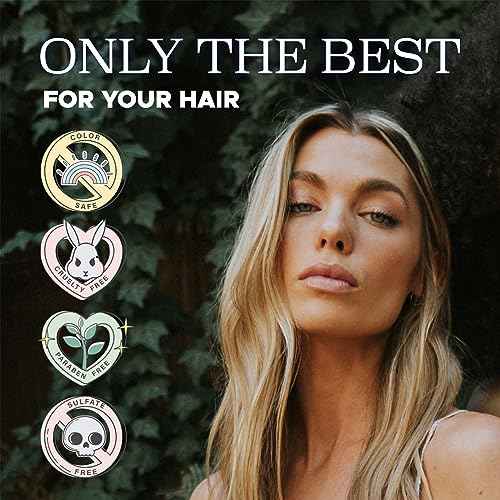 Luseta Rosemary Mint Strengthening Shampoo and Conditioner Provide Nourishment & Smoothness for Thin Hair,Reduce Frizz and Add Shine for All Hair Types 16.9oz¡¿2