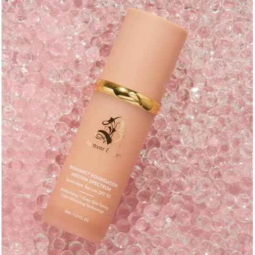 Bio Mimic Foundation Medium Spectrum by Forever Bloom; Protecting from Sun with SPF50; for Gym, Sports, Dancing