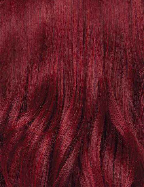 Outre Lace Front Wig - Perfect Hair Line 13X4 - Swoop Series - Swoop 7 (BURGUNDY FLAME)