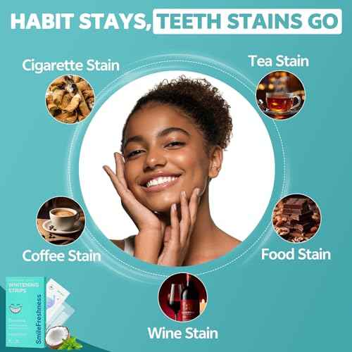 Teeth Whitening Strips, 14-Day Treatments Clinically Proven for Visible & Affordable Teeth Whitening, Enamel Care Whitening, Reduced Sensitivity Formula, Coconut.