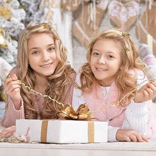 20 Pcs Mini Flower Claw Clips 0.69inch Small Gold Hair Clips Cute Metal Hair Barrettes Accessories for Women Girls Teens Thin Thick Long Short Hair