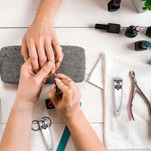 50 Pack Nail Clipper SetStainless Steel Nail Clippers Bulk£¬Portable Nail Cutter Manicure Kit Toe Nail Clippers for Women Man Adult Homeless Care