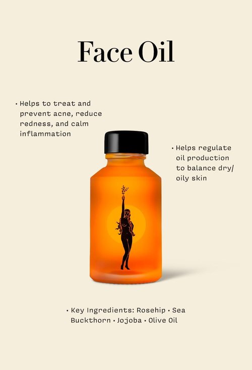 WONDER VALLEY - Face Oil | Vegan, Cruelty-Free, All Skin Types | Hydrates, Balances Combination Skin (1.7 fl oz | 50 ml)