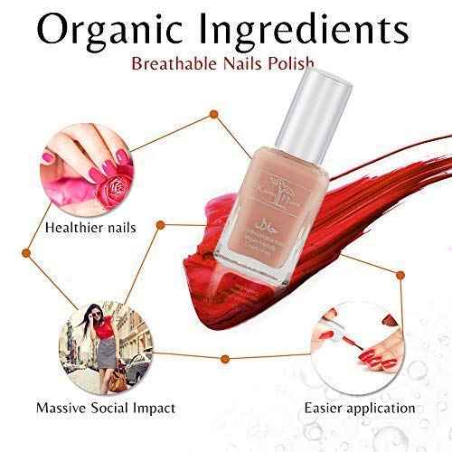 karma organic Beautiful Halal Nail Polish Set- Non-Toxic Nail Art, Vegan and Cruelty-Free Nail Paint