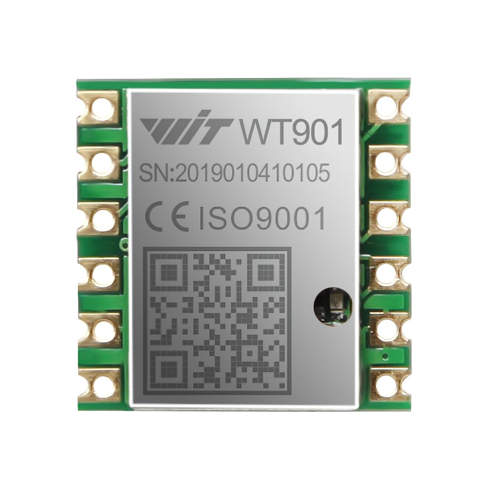 [Arduino Accelerometer Sensor+Inclinometer] WT901 High-Accuracy 3-axis Acceleration+Gyroscope+Tilt Angle +Magnetometer with Kalman Filtering, 9-axis MPU9250 USB 200Hz IMU Raspberry Pi AHRS Module