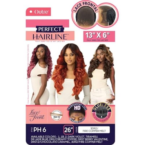 Outre Lace Front Wig - Perfect Hair Line 13X6 - PH 6 (DR JADE BLUE)