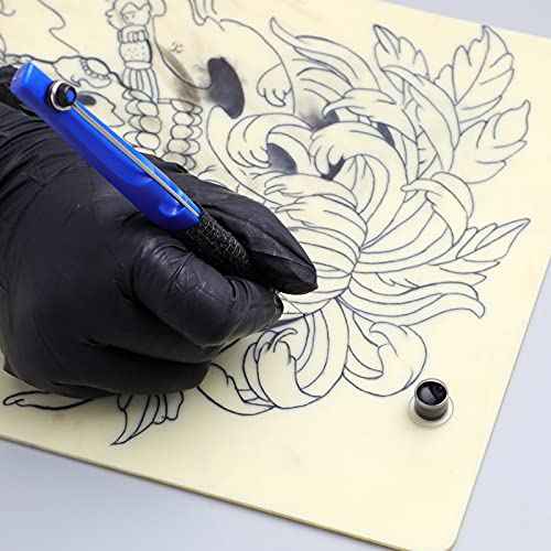 Solong 2PCS Tattoo Poke a Stick Tattoo Kit with Tatoo Ink Gloves Tatoo Needles GK803TN01-US