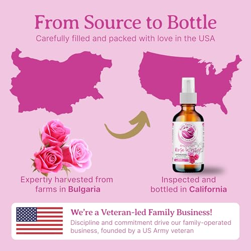 Bella Terra Oils Authentic Rose Water Hydrosol ? 1gallon, Steam Distilled, Gentle, Rejuvenating, Refreshing Facial Toner