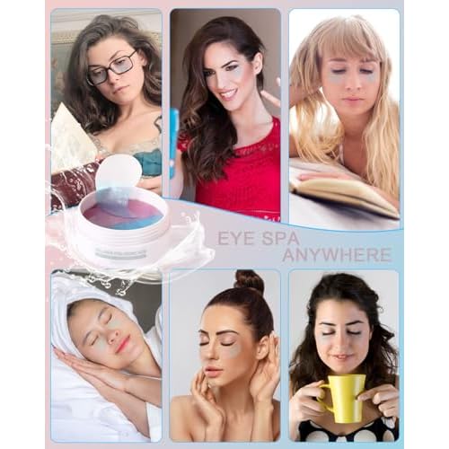 Under Eye Patches for Puffy Eyes and Dark Circles Hydrating Eye Mask with Collagen Eye Gel Pads Reduce Wrinkles Skin Treatment 30 Pairs