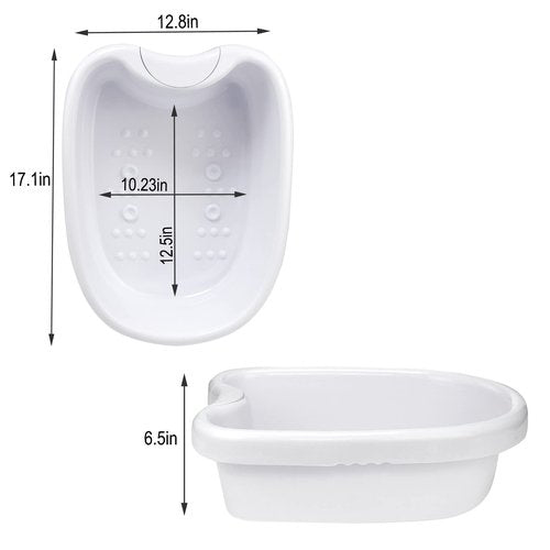 VnioLife Ionic Detox Foot Bath Tub Basin for All Detox Machines with 100 Liners - Beauty Feet, Relieve Foot Discomfort