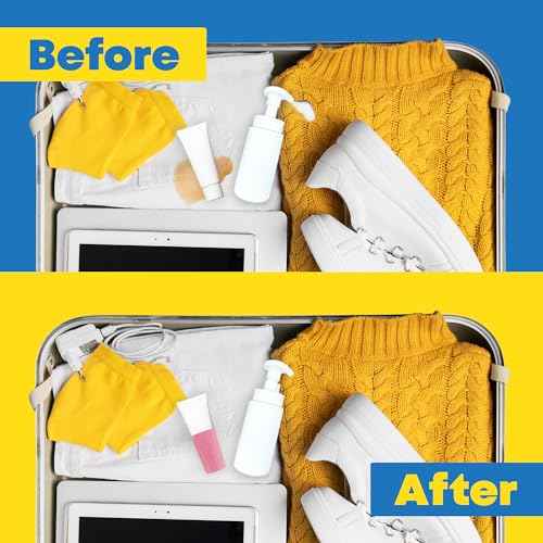 Multi-Size Silicone Bottle Covers for Travel ? Leak-Proof Stretchable Sleeves & Safety Clip Locks, Silicone Covers for Travel Toiletries, Bottle Sleeves for Traveling Essentials