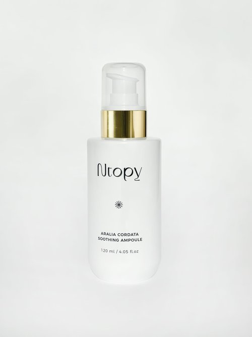 N.Bios Ntopy Aralia Cordata Soothing Ampoule - Korean Ampoule for Face, Moisture Ampoule, Ultimate Calming for sensitive skin, 4.05 oz