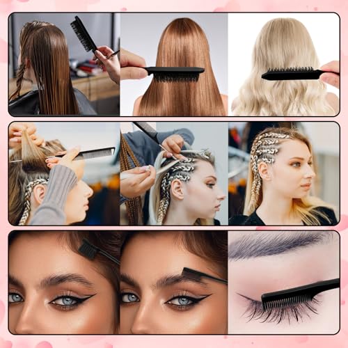 Hair Wax Stick Set for Flyaways Stocking Stuffers for Women Kids Christmas/Birthday Gifts Hair Accessories for Women Girls Teen Girls Trendy Stuff, Hairs Slick Stick Styling Tools Baby Hairs Gel Black